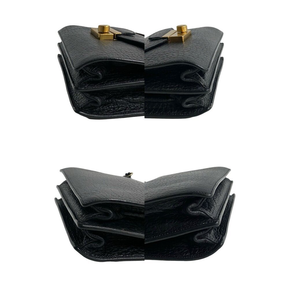 PRADA Black Leather Shoulder Bag - Picture 7 of 8